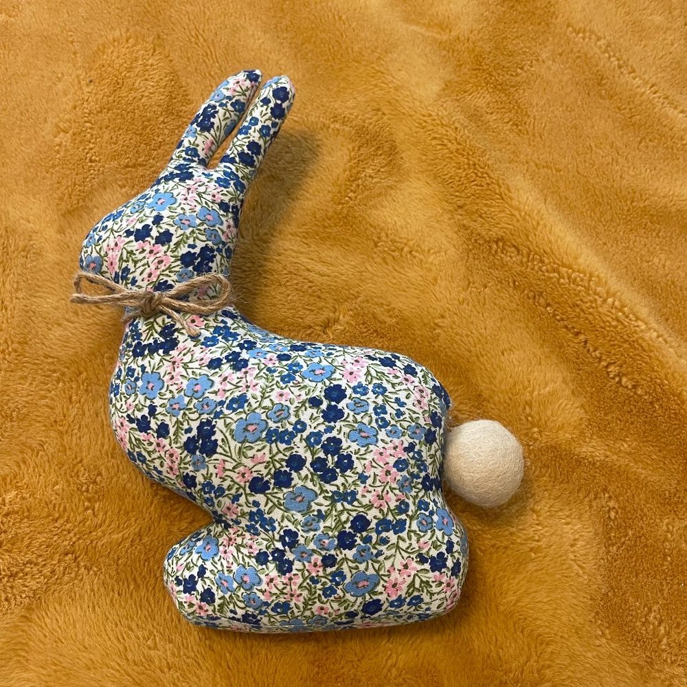 Blue Bunny Rabbit Spring Easter Decoration
